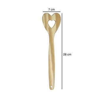 Colher De Pau Vazada Nº3 Pinus 28x7