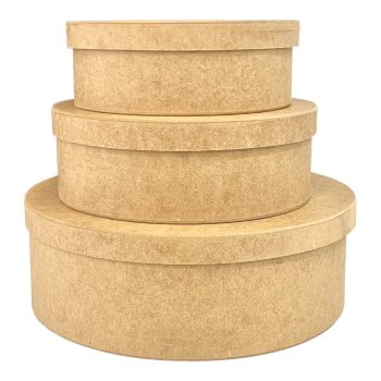 Trio De Caixa Redonda