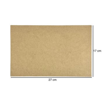 Placa Retangular Lisa 27x17