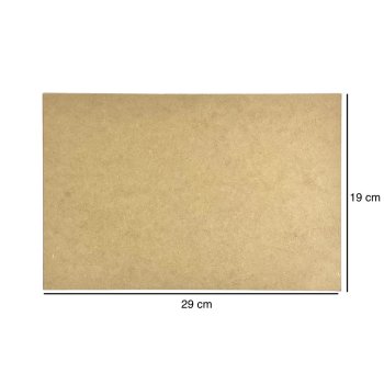 Placa Retangular Lisa 29x19