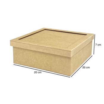 Caixa Tampa De Sapato Fundo Solto 20x20x7