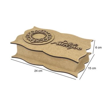 Caixa Trabalhada "Cultive Amigos" 24x15x6