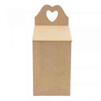 Puxa Sacos Vazado Coração Tampa Encaixe 15X12X36