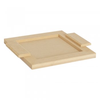 Bandeja Quadrada Para 1 Azulejo 22X22X2