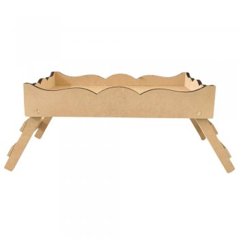 Bandeja De Cama Trabalhada Grande 50X30X7