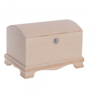 Baú Com Pé Colonial Médio 28,5X20,5X19