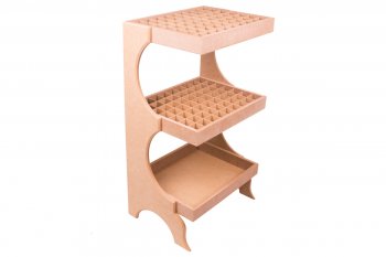 Mesa Porta Esmaltes Com 3 Bandejas 32X23,5X56