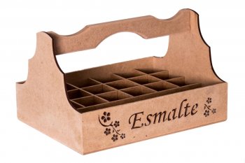 Maleta Vazada Esmalte Sem Gaveta 24X18X15