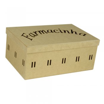 Caixa Laser Farmácia Passa Fita 30X20X12 Tampa Sapato
