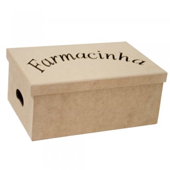 Caixa Laser Farmacinha Simples 30X20X12 Tampa Sapato