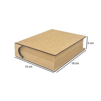 Caixa Livro Pequena 15X18X5