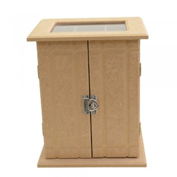 Armarinho Porta Jóias Com Vidro 22X18X27