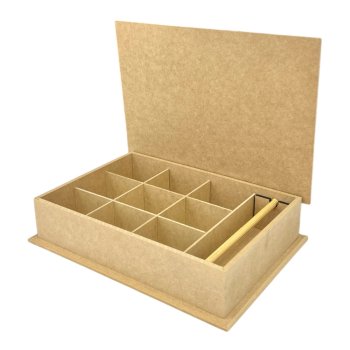 Caixa Porta Jóias Retangular Topia 33X23X8