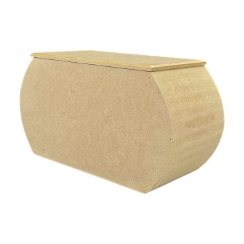 Caixa Porta Treco Oval Grande 29X12,5X16