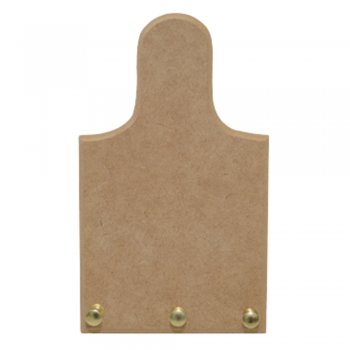 Porta Chaves Tabua Para Carnes Com 3 Botões 11,5X20ALT