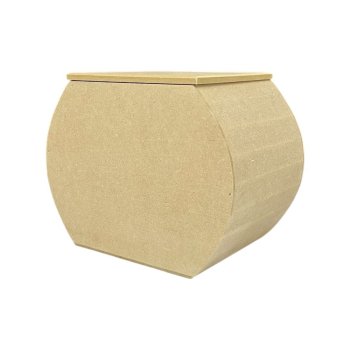 Caixa Porta Treco Oval Pequena 20X12,5X16