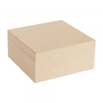 Caixa De Chá 4 Div Com Dobradiça 18X18X9