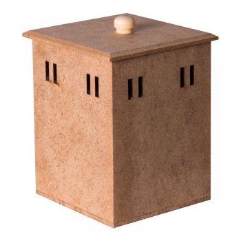 Pote Laser Vazado Passa Fita Pequeno 8X8X8