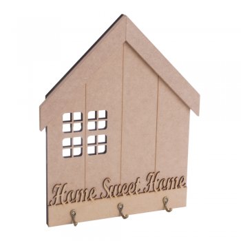 Casa Porta Chave Janela Com Gancho Home Sweet Home 24x33