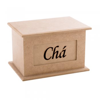 Caixa Para Chá Com Dobradiça 18X12,5X11