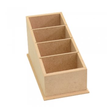 Porta Controles Com 4 Divisões 21X10,5X12