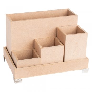 Kit Escritorio Com Bandeja 23X16X15,5