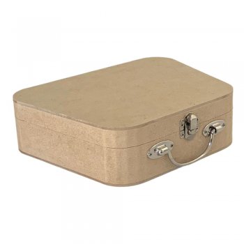 Maleta Triângulo Com Alça De Metal Grande 28,5X22X10