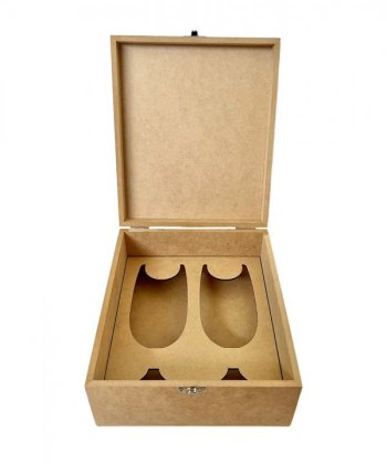 Caixa Para 2 Taças De Cerveja 22X19X9