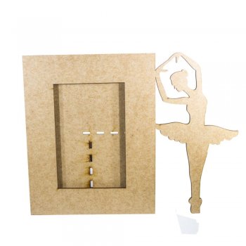 Porta Retrato Bailarina Mãos Juntas 27X22