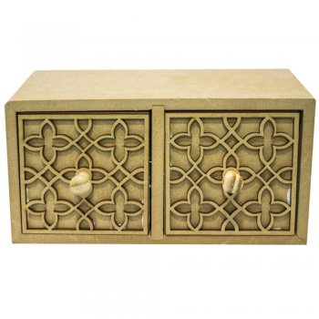 Laser Comoda 2 Gavetas Arabesco 23X11X12