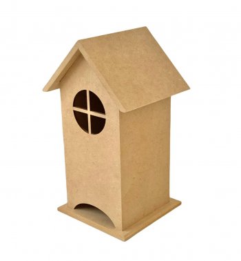 Caixa Porta Chá Casinha 11X11X21,5 ALT