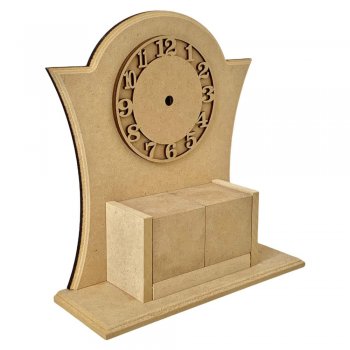 Relógio De Mesa Com Calendário Permanente 24X26X9