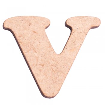 Laser Letra "V" Coperblack 3cm