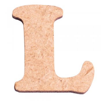 Laser letra "L" Coperblack3cm