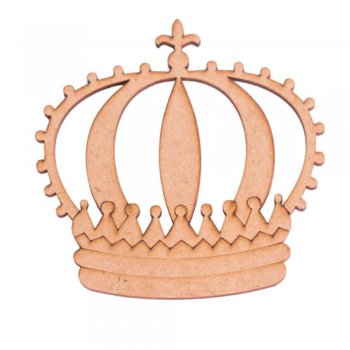 Laser Coroa Real Mini Pequena 5X5