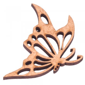 Aplique 3477 Borboleta Meia Asa Pequena 4,5X5